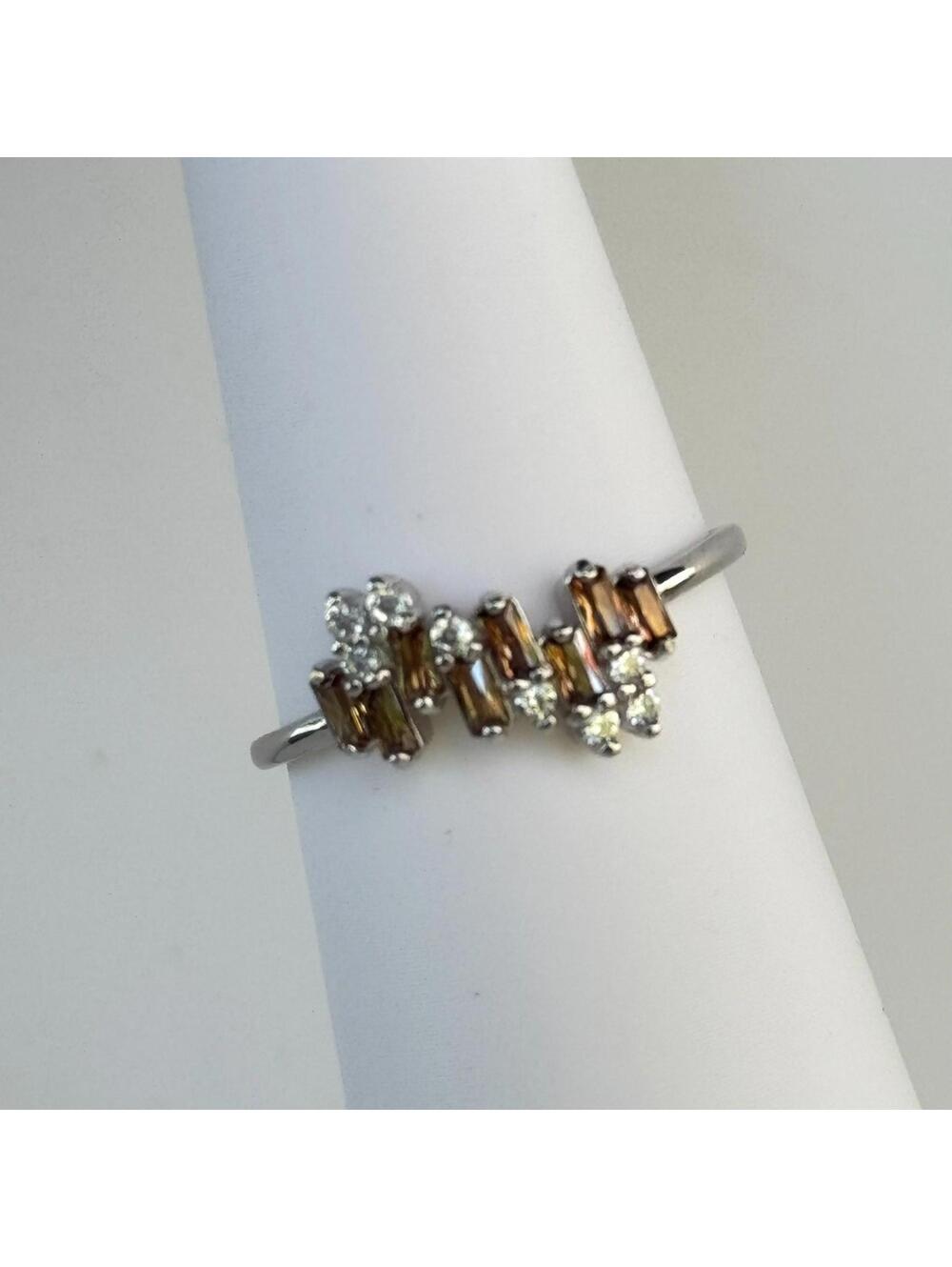 Bomb Party Sterling Club Ring Sz 9 RBP6390 Brown Tourmaline on .925 Silver